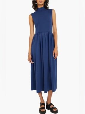 NWT | Misook | Mixed Media Fit & Flare Dress | Size L